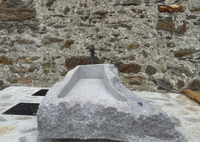 Fontana in pietra