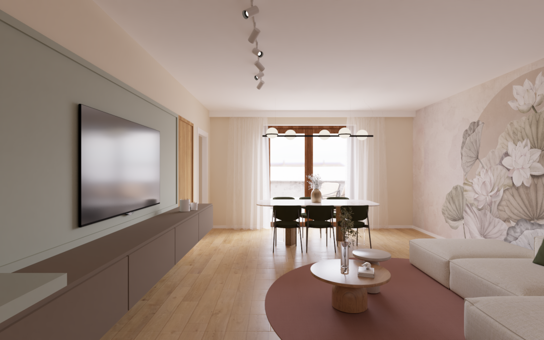 Render interni nuove costruzioni zona San Michele Ivrea TO