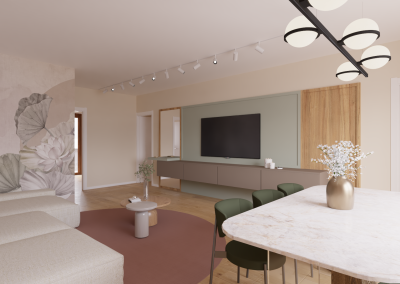 Render interni nuove costruzioni zona San Michele Ivrea TO