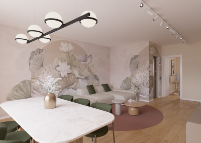 Render interni nuove costruzioni zona San Michele Ivrea TO